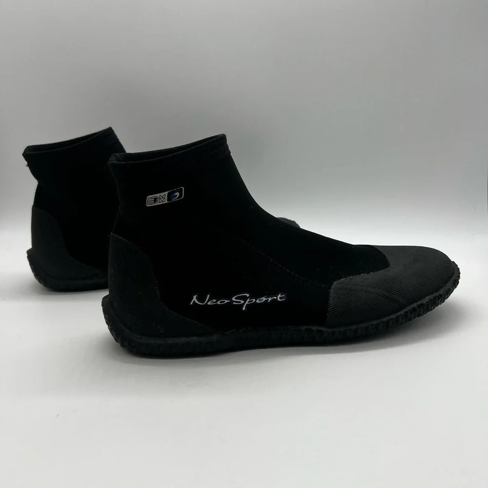 Neo Sport Black Neoprene Water Shoes Men’s Size 9